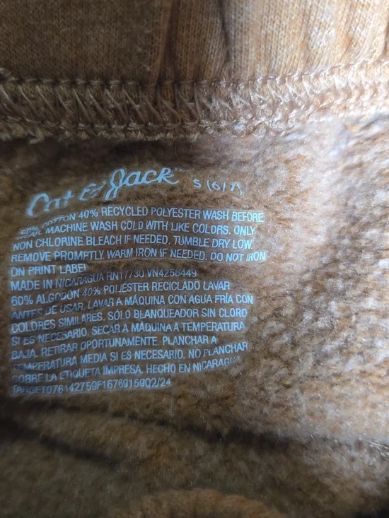 Cat & Jack Kids Fleece Joggers Bundle Of 3 Boys S(6/7) - Picture 13 of 13